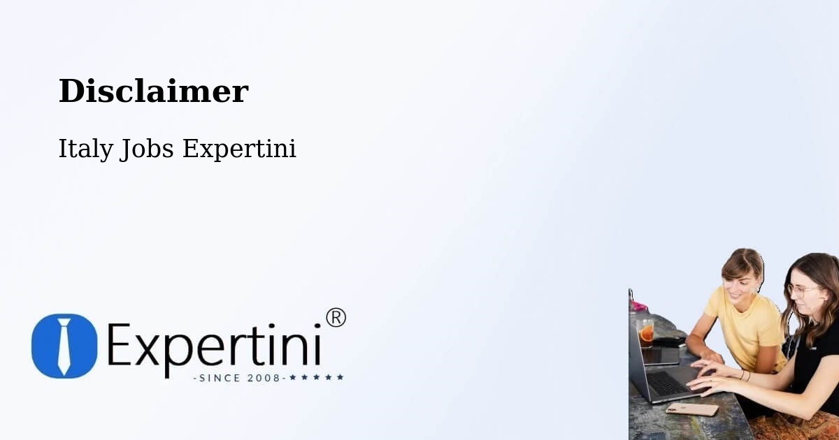 Disclaimer – Rome - Italy Jobs Expertini