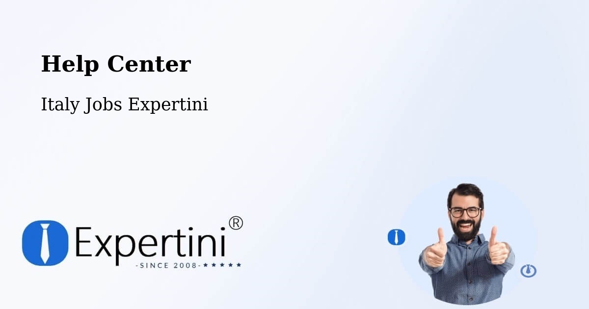 Help Center – Rome - Italy Jobs Expertini